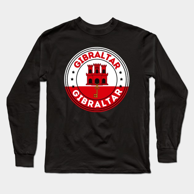 Gibraltar Long Sleeve T-Shirt by footballomatic